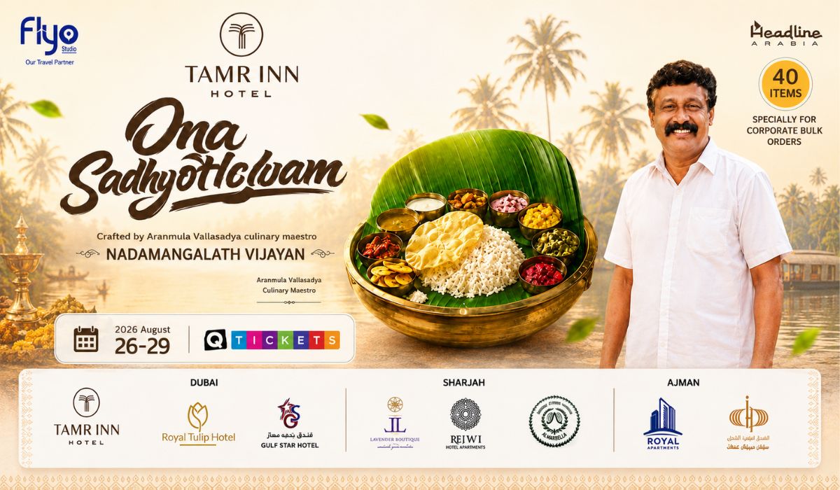 Onam Sadhyolsavam UAE 2026: Celebrate Onam With 10,001 Traditional Sadhyas